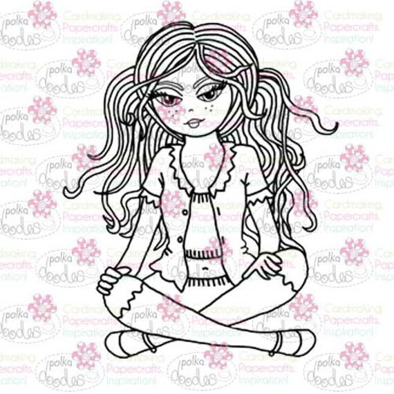 Heather Digital Stamp - Nikky Hall